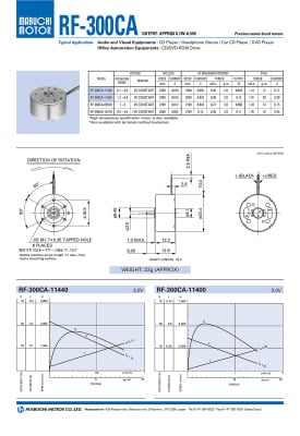 MOTOR RF-300CA-11440 D/V2.0