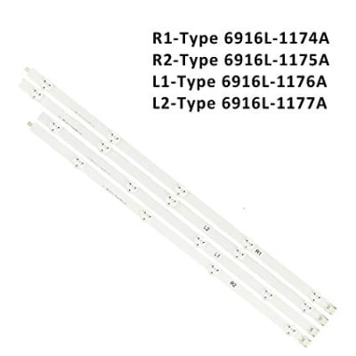 Led Backlight LC470DUE ROW2.1 set-12 LED143-6