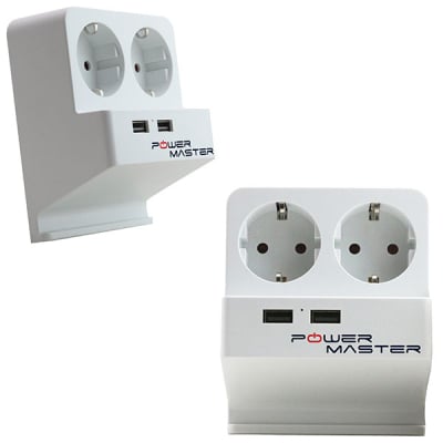 SPLITTER 2-ka PM-16892+ 2 USB 5V 2.1A STAND GSM