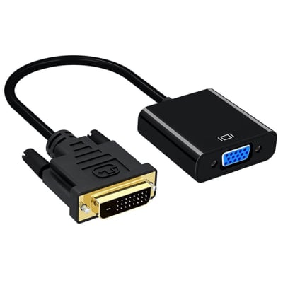 CABLE DVI-D /24+1/ DVI male TO VGA DB15  female