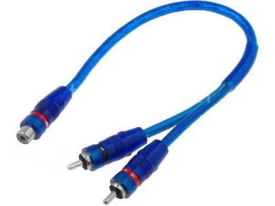 CABLE 2RCA MALE/1RCA FEMALE 1.8M