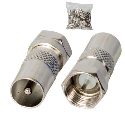 F CONNECTOR MALE-RF plug M  F-629