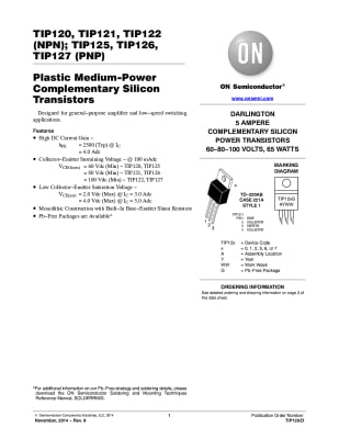 TIP121=2T7121 TO-220