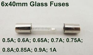 FUSE 0.8A  5KV 6x40mm MW