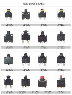 BUTTON Reset ST-101A 10A