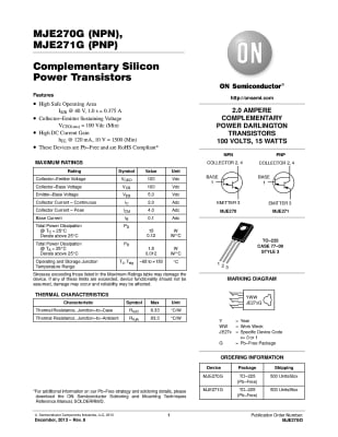 MJE270G TO-126