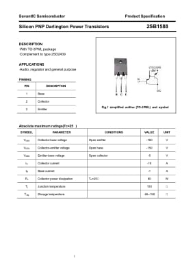 2SB1588 TO-3P