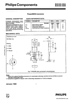 BUK455-400B TO-220