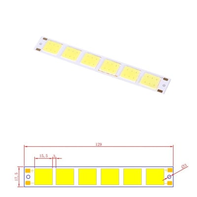 Led flexibil 1W alb rece 130ml