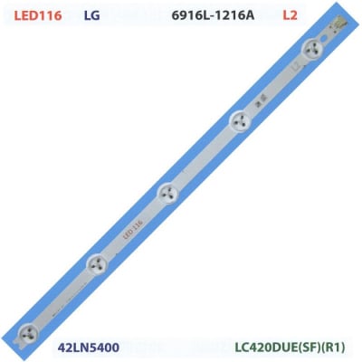 Iluminare LED de fundal 6916L-1216A 42 inch L2-TYPE LED116