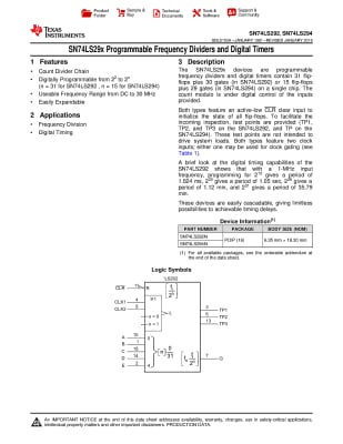 SN74LS292N DIP-16