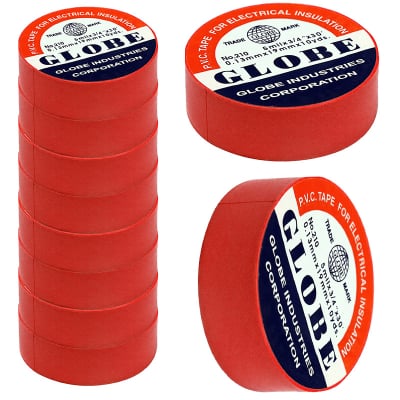 PVC Tape 13x19mm Tape band 10m Red