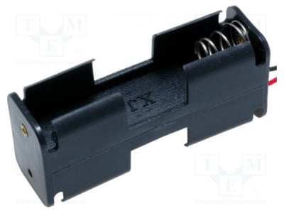 Holder battery 2xR6 AA SN-10