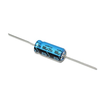 100uF 25V Axial 85\'C