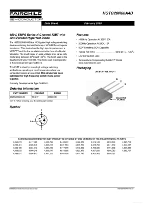 IGBT HGTG20N60A4 TO-247