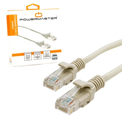 CABLE UTP CAT5 RJ45x2 30m box