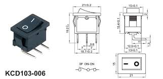 SWITCH KCD-103 3P Non-hold