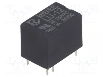 RELAY LU-12 12V 3A 6P