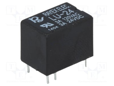 RELAY LU-24 24V 3A 6P