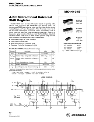 MC14194BCP DIP-16