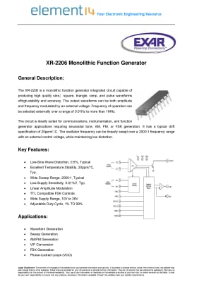 XR2206 DIP-16