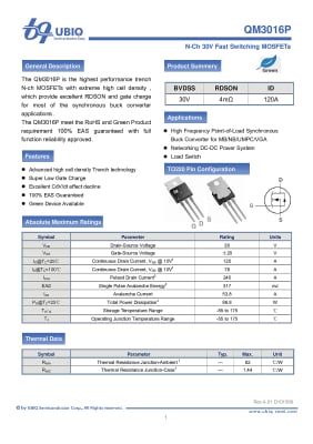 QM3016P TO-220