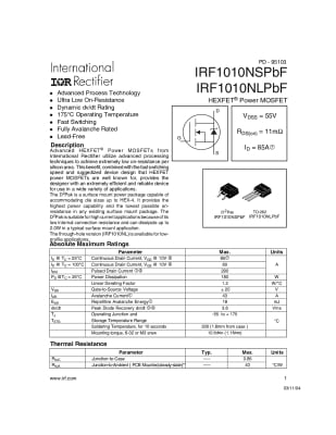 IRF1010NS TO-263