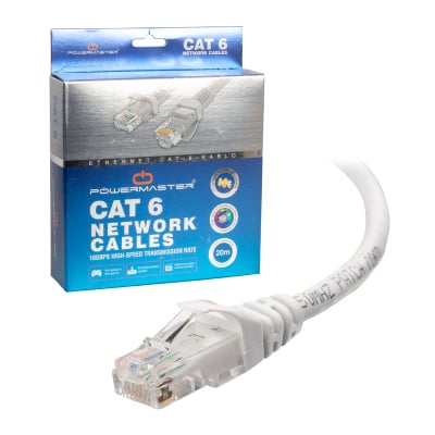 CABLE UTP CAT6 RJ45x2 20m box