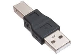 Adapter USB 2.0 type A male to USB type B male