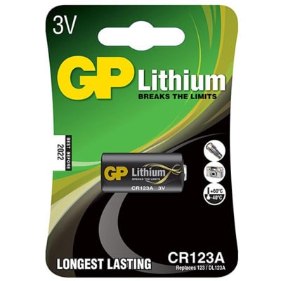 BP CR123A 3V  LITHIUM recharge