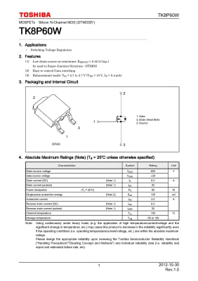 TK8P60V TO-252