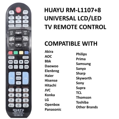 RC RM-L1107+8 UNIVERSAL LED/LCD