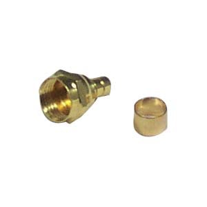 CONECTOR F Crimp FC-005 auriu