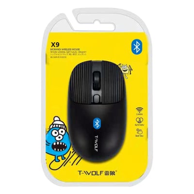 MOUSE t-wolf x9 wireless bluetooth2.4GHZ