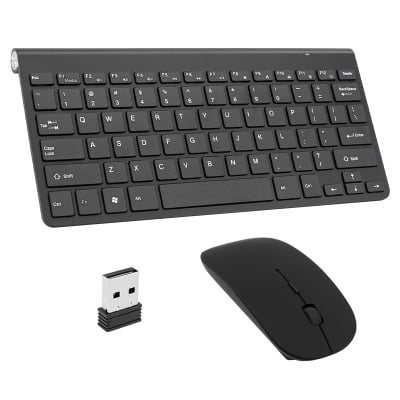 Mouse și tastatură wireless WR-70K negru