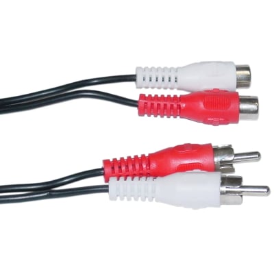 CABLE 2RCA Male-2RCA Female 2.5m