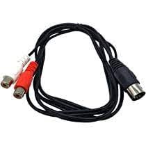 CABLE-305 5 DIN male 2RCA Female