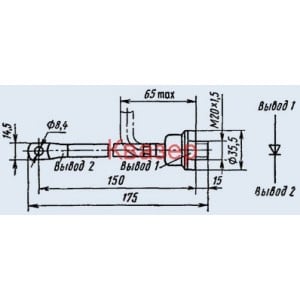 DIODĂ B50-12-U2 50A 1200V
