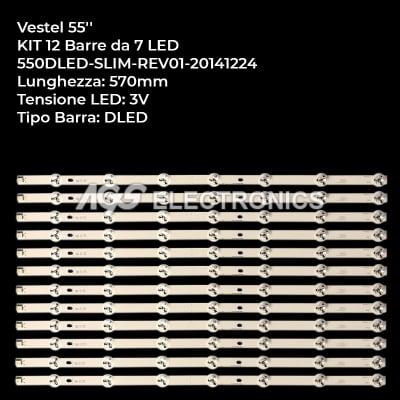 Led Backlight 550DLED_SLIM_REV01 set-12 LED567