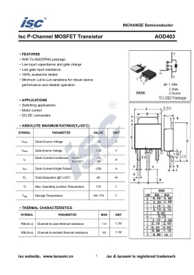 AOD403  TO-252DPAK