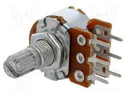 Potentiometer 2x1Kohm A1K log