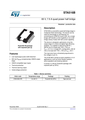 STA516B13TR PowerSO-36