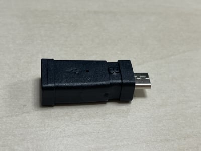 Adapter USB micro type B male to USB mini female