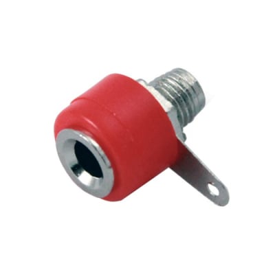 BANANA SOCKET 4mm  RG03 RED/BLACK