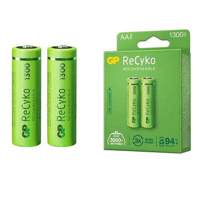 BP AA 1300mAh Recharge 2pc