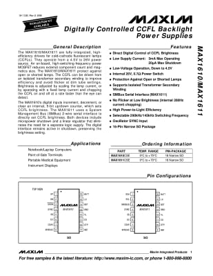 MAX1610CSE SO-16