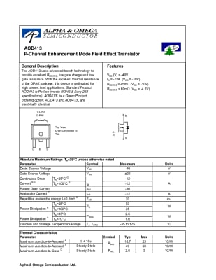 AOD413 TO-252
