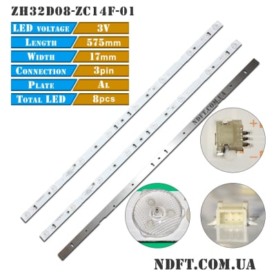 Led Backlight ZH32D08-ZC14F-01 set-3