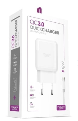 CHARGER Qcl30 Fast + Cable IPhone 22549