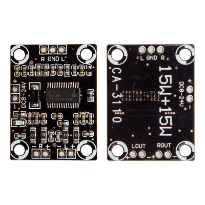 MODUL AMPLIFICATOR DE PUTERE TPA3110D2 15+15W 8-24V